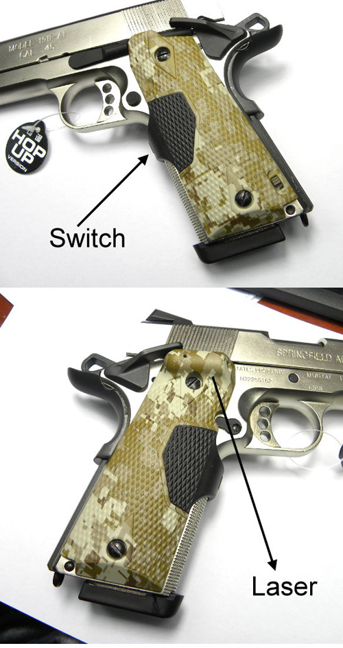 Silverback Laser Grips for Colt 1911 at eBaybanned [PT]Airsoft