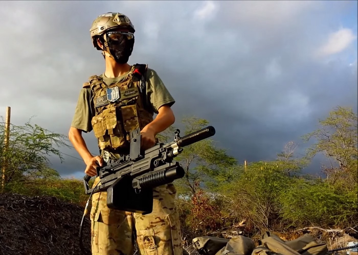 Advanced Airsoft M249 With Hydra Hip Fire Popular Airsoft