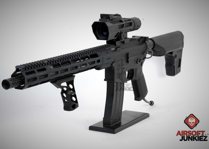 Airsoftjunkiez Custom MG5 HPA Rifle Popular Airsoft
