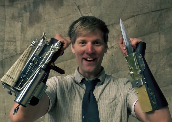 British Man Makes Assassin's Creed Rope Launcher & Hidden Blade