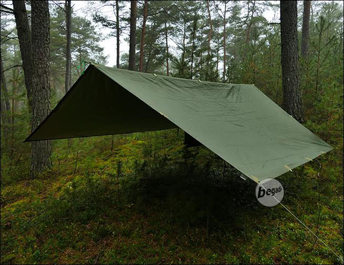reflective tarp camping