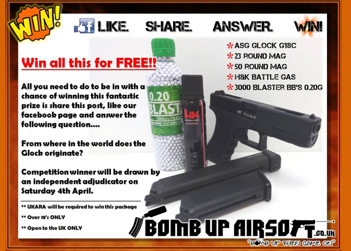 Bomb Up Airsoft Facebook Competition Popular Airsoft