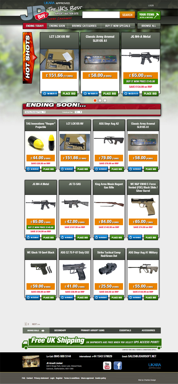JD Airsoft Launches JDBay Auction Site Popular Airsoft To