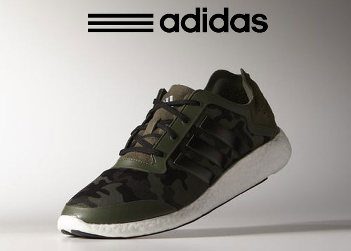 Adidas Pure Boost Shoes in Camo Popular Airsoft