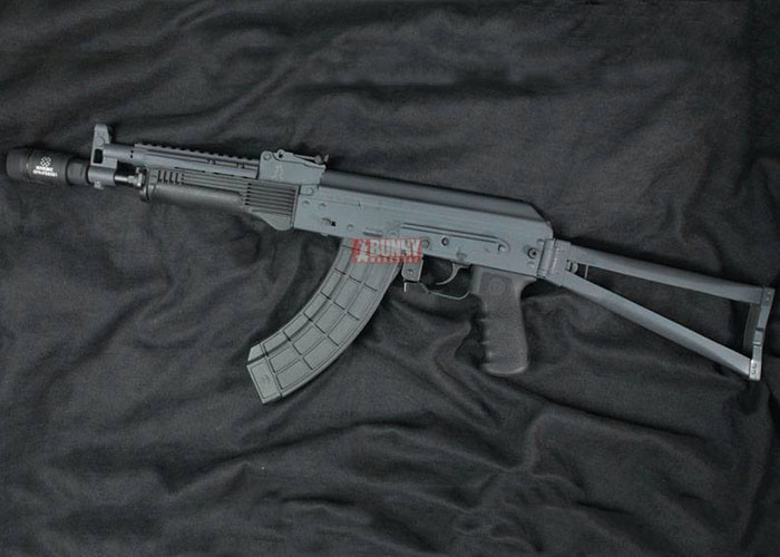 Bunny Custom Grey Tactical AK GBB Rifle Popular Airsoft