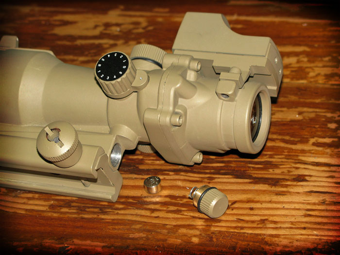 JJAirsoft ACOG With Mini Red Dot Popular Airsoft To The