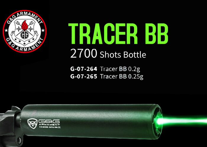 2,700 Round Tracer BB Bottles From G&G