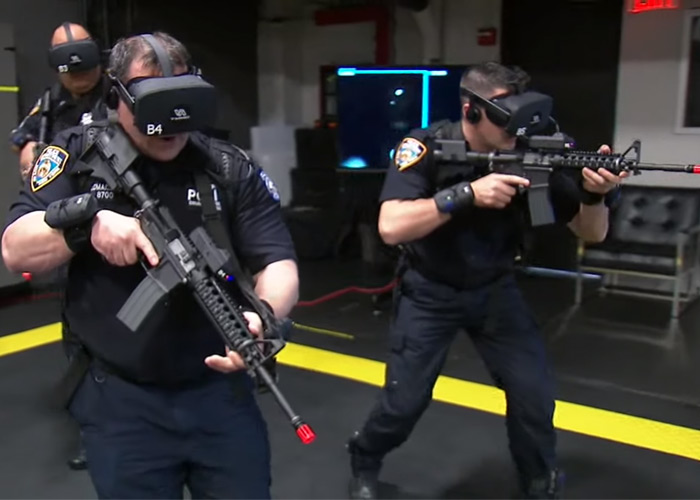 ABC7NY NYPD VR Active Shorter Drill