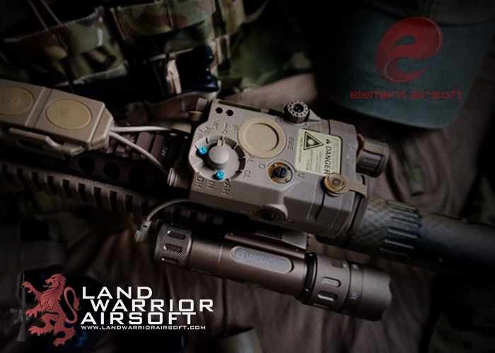Land Warrior Airsoft Element/WADSN Blue Laser PEQ-15s