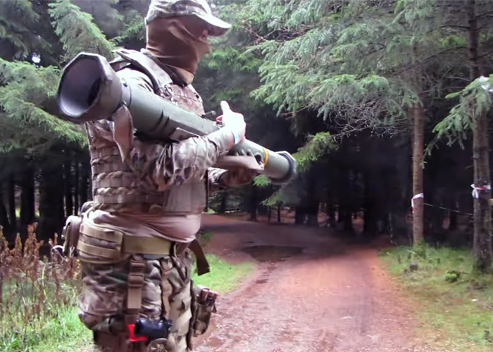 Scoutthtedoggie DeepFire AT4 Airsoft Launcher Test