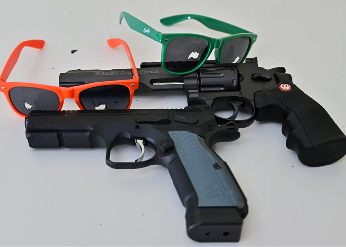 All In One Airsoft Gun vs Sunglasses