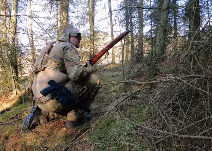 Scoutthedoggie: Lee Enfield Airsoft Action
