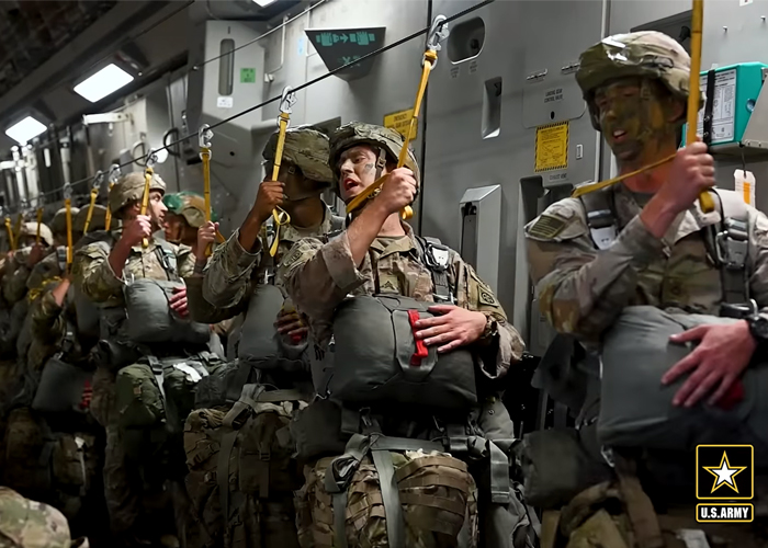 US Army Day In The Life: Airborne Paratrooper