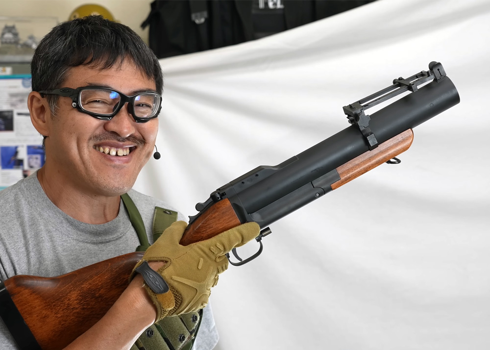 Mach Sakai With The CAW M79 Woodstock Grenade Launcher