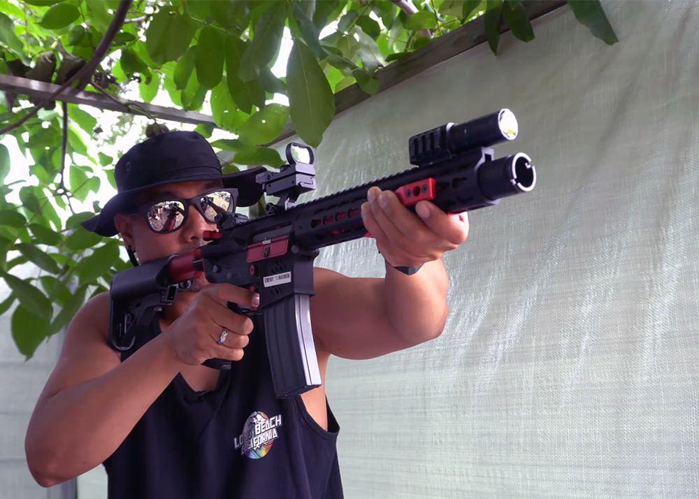 Geonox Airsoft: Cybergun Colt M4 Blast Red Fox