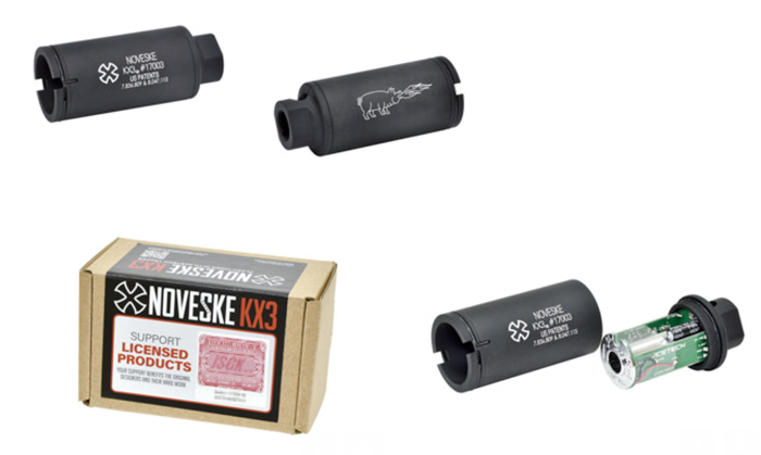 NOVESKE KX3 Tracer Ready Flash Hider with Acetech Lighter S Tracer
