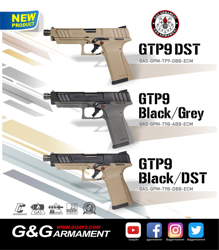 G&G GTP 9 Two-Tone Colors