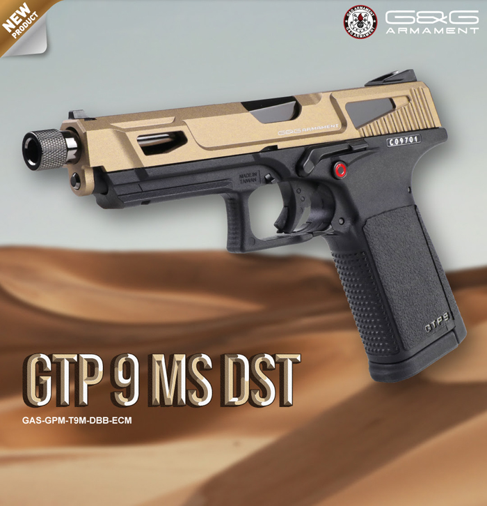 G&G GTP 9 GBB Pistol Metal Slide Edition 02
