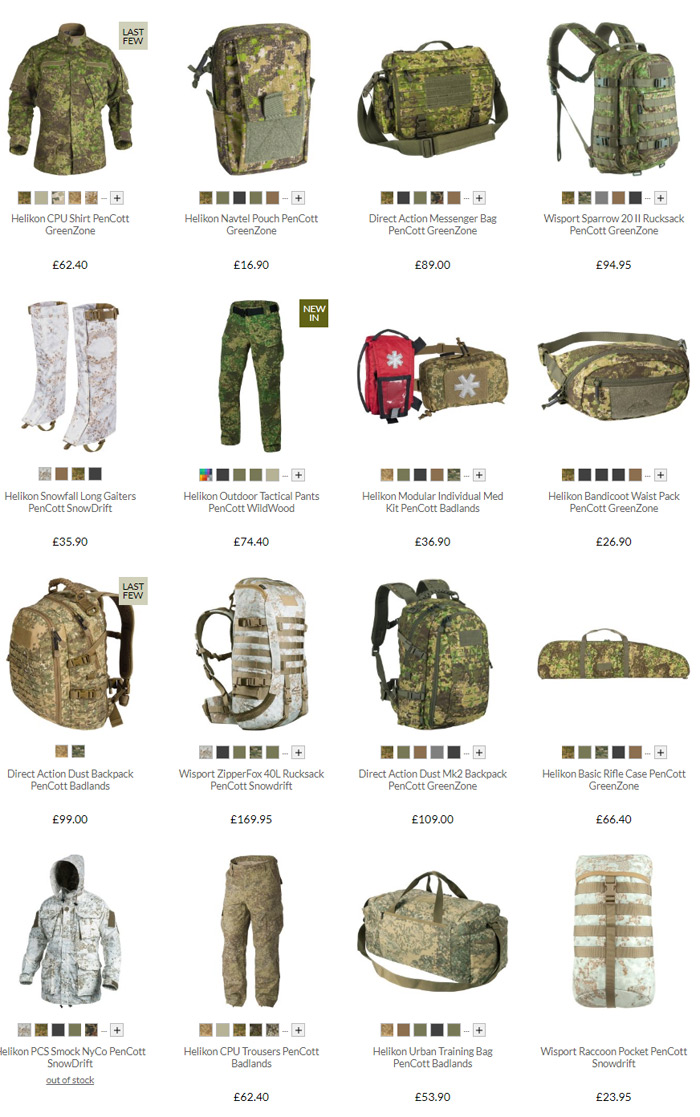 PenCott Camouflage Sale At Military 1st