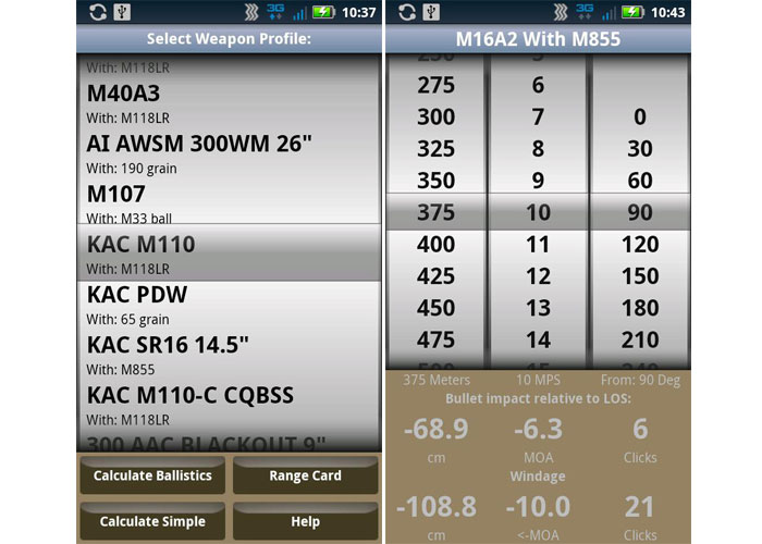 KAC's "Bullet Flight" Turns Your Smartphone Into A Ballistic Computer