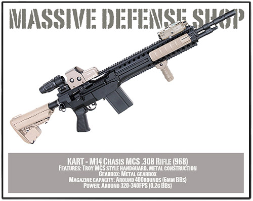 Kart Mds Ver M14 Chasis Mcs Dmr Cqb With Emod Stock Popular Airsoft Welcome To The Airsoft World