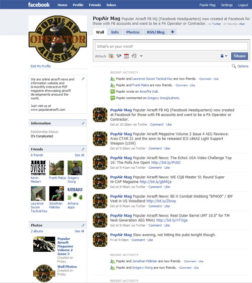 Popular Airsoft Facebook Account Now Up and Running with a Special