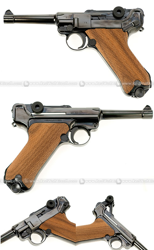 Tanaka Luger P08 HW Steel Finish 4inch | Popular Airsoft: Welcome