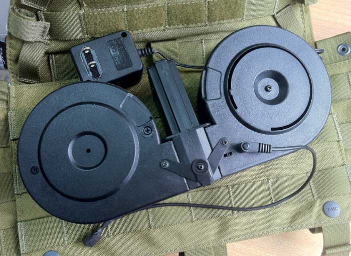 Battleaxe M4 & G36 Electric Drum Magazines Popular Airsoft