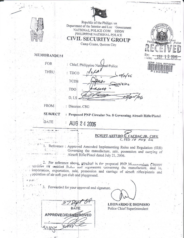 Legal Issues Confronting Philippine Airsoft Popular Airsoft