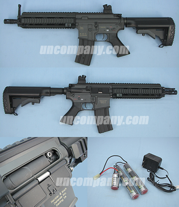 Jing Gong HK416 Electric Airsoft Rifle (Battery Stock Version)