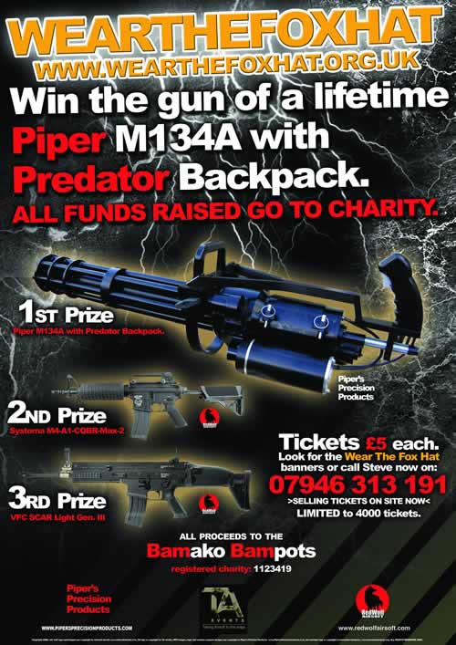 Redwolf Airsoft Sponsors Wear The Fox Hat Charity Raffle | Popular
