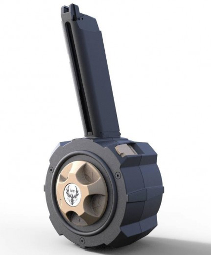 Bunny HFC Drum Mag For Glocks Popular Airsoft To The Airsoft World