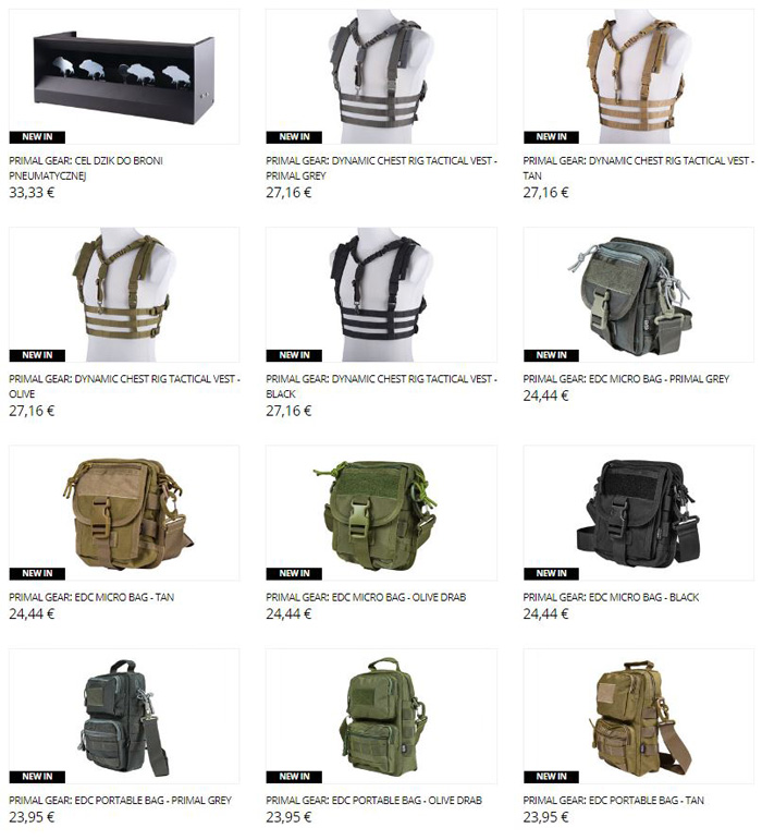 Gunfire Exclusive Primal Gear Distributor Popular Airsoft To