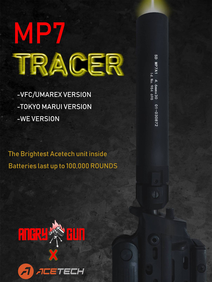 Angry Gun Acetech MP7 Tracer Popular Airsoft To