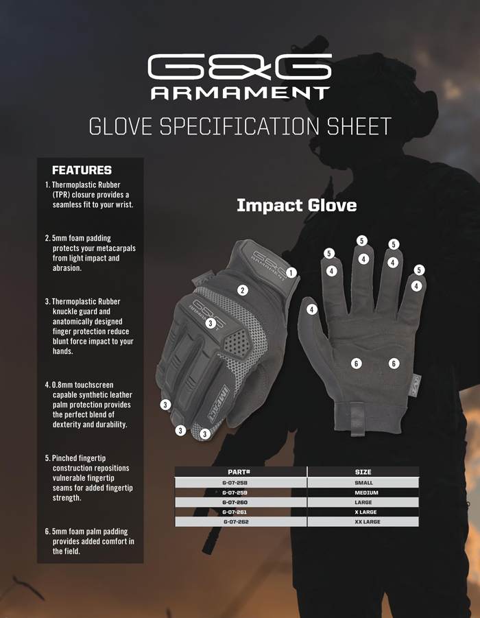 G&G Impact Gloves Are Now Available Popular Airsoft To The