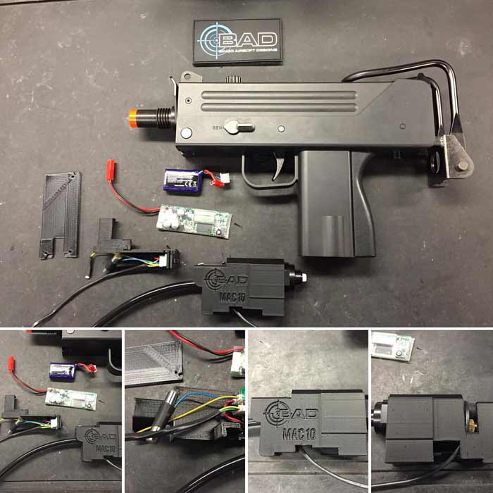 BAD MAC 10 JACK Gearbox Replacement Kit Popular Airsoft To