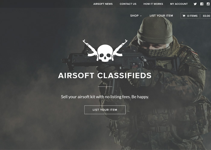 Airsoft Classifieds site Launched Popular Airsoft