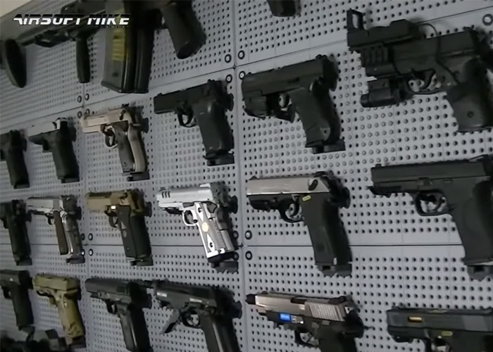 Airsoft Mike's Airsoft Gun Wall 2015 Update Popular Airsoft