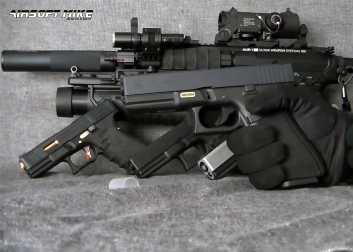 Airsoft Mike On HK3P Glock 17 GBB Popular Airsoft