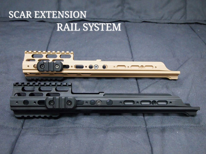 SCAR Extension Rail System By Angry Gun Popular Airsoft