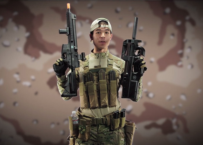 ASGI P90 & AR57 Tactical Gear Heads Popular Airsoft