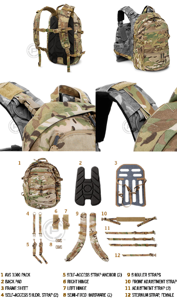 Crye Precision AVS 1000 Assault Pack Popular Airsoft