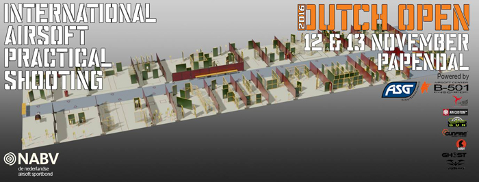 Shooters! Get Ready For The Dutch Open 2016 Airsoft Practical Shooting