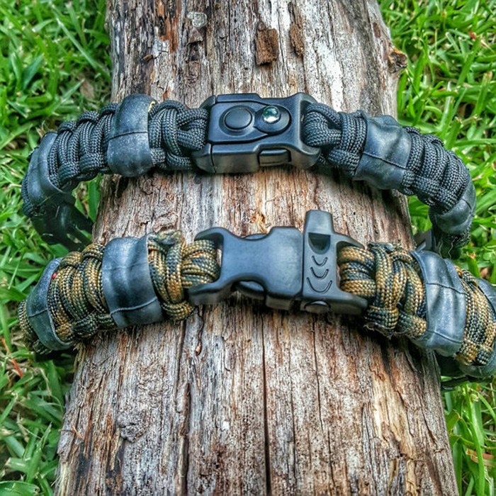 The EDC Prepper Paracord Bracelet Popular Airsoft To The