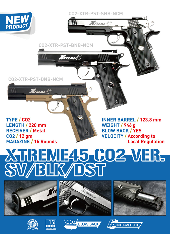 G&G Complete Xtreme 45 CO2 Series Popular Airsoft To The