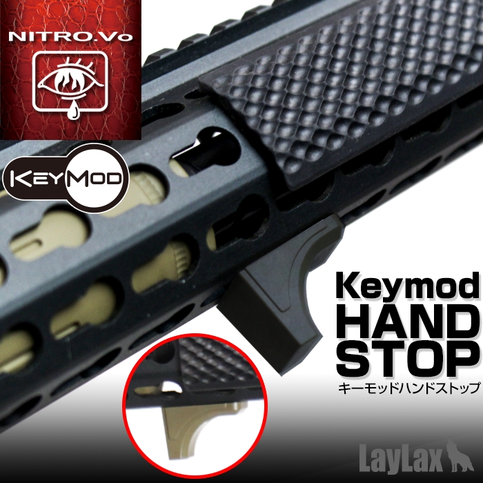 Laylax Nitro.Vo KeyMod Hand Stop Popular Airsoft To The