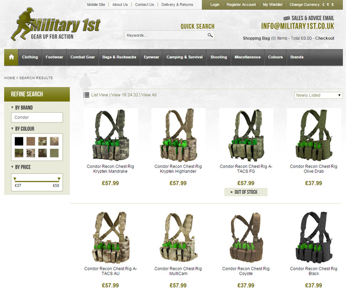 Condor Recon Chest Rig Kryptek Mandrake | Popular Airsoft: Welcome To ...