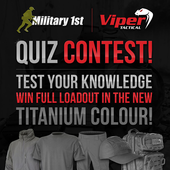 Military1st & Viper Tactical Quiz Contest Popular Airsoft To