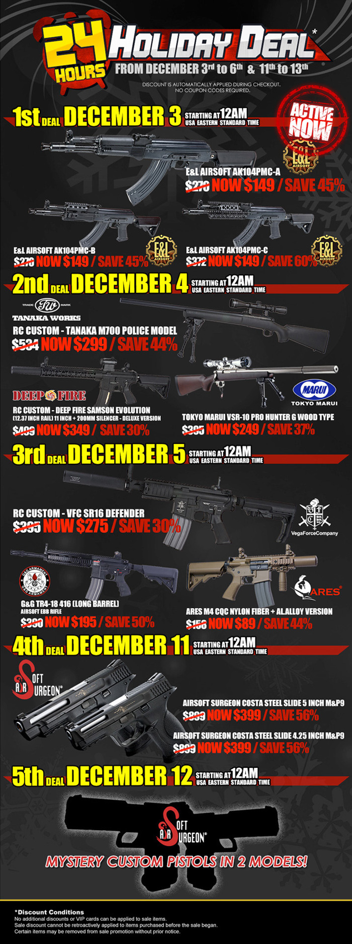 24-Hours Deal At RedWolf Airsoft | Popular Airsoft: Welcome To The