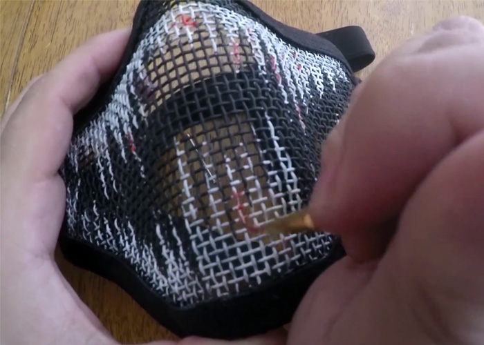 Mesh Mask Paintjob Howto By Storm Airsoft Popular Airsoft